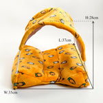Load image into Gallery viewer, Plush Sherpa-Style Rabbit Hideout Tunnel with Arched Canopy – Cozy, Enclosed & Multi-Use