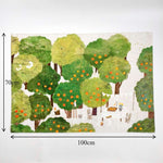 Load image into Gallery viewer, Soft Fabric Bunny Wall Hanging Backdrop – Lightweight, Vivid & Easy to Hang