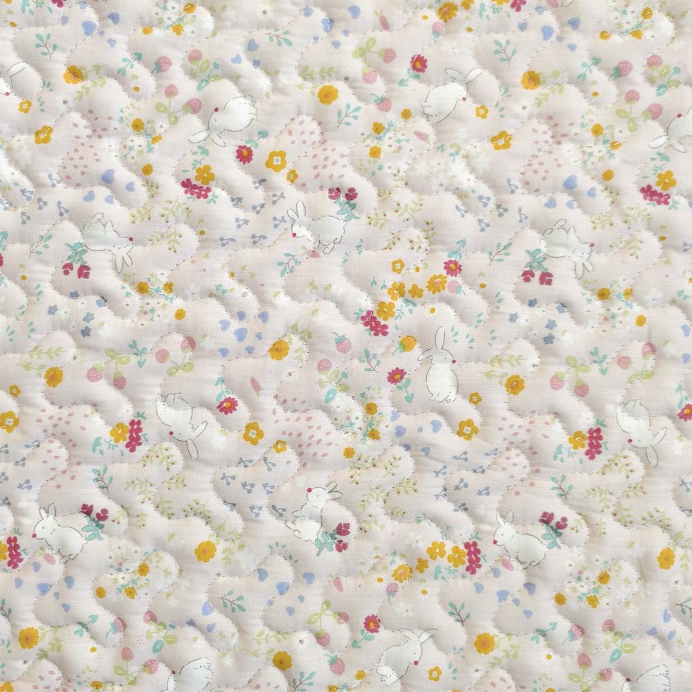 Non-Slip Quilted Cotton Rabbit Foot Mat –Paw Protection, Cushioned & Easy to Wash