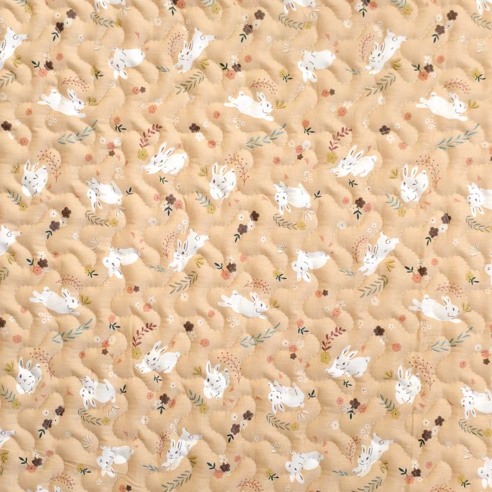 Non-Slip Quilted Cotton Rabbit Foot Mat –Paw Protection, Cushioned & Easy to Wash
