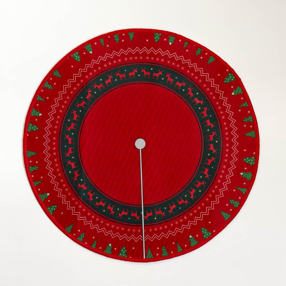 Christmas Tree-Shaped Felt Bunny Hideout with Mat – Spacious, Stable & Festive