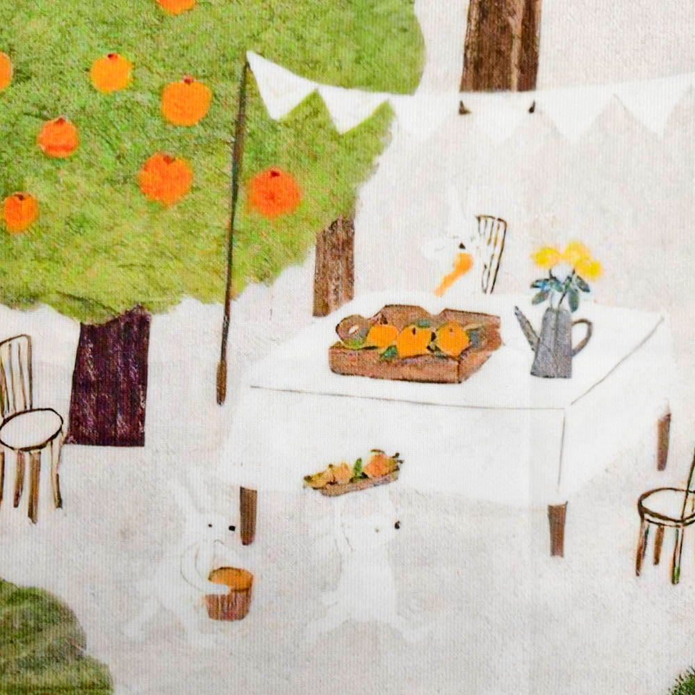 Soft Fabric Bunny Wall Hanging Backdrop – Lightweight, Vivid & Easy to Hang