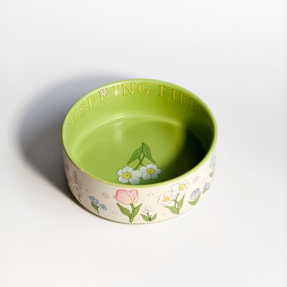 Non-Tip Ceramic Rabbit Water Bowl & Food Dish – Wide Opening, Heavy & Easy to Clean